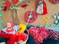 Изработване на най-дългата мартеница - ДГ Здравец - Стралджа